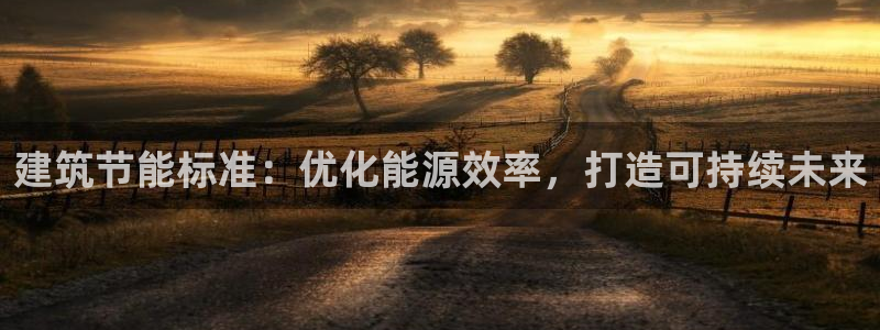 e尊国际地址：建筑节能标准：优化能源效率，打造可持续未来