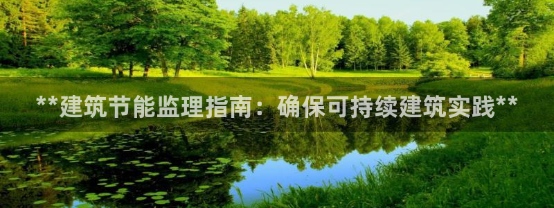 E尊国际：**建筑节能监理指南：确保可持续建筑实践**