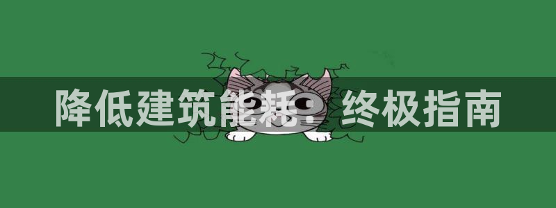 e尊国际是个黑网：降低建筑能耗：终极指南