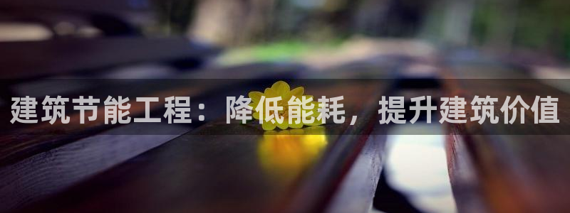 e尊国际平台：建筑节能工程：降低能耗，提升建筑价值