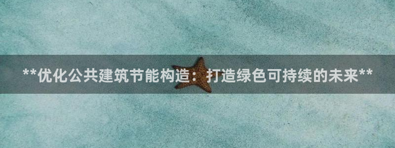 e尊国际是干什么的：**优化公共建筑节能构造：打造绿色可持续的未来**