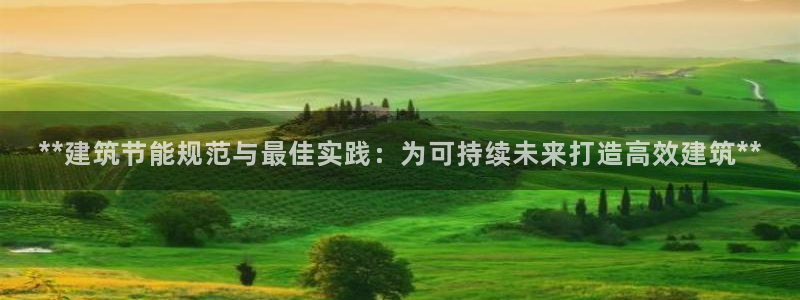e尊国际客服：**建筑节能规范与最佳实践：为可持续未来打造高效建筑**