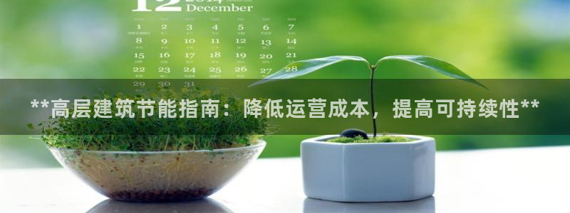 e尊平台：**高层建筑节能指南：降低运营成本，提高可持续性**