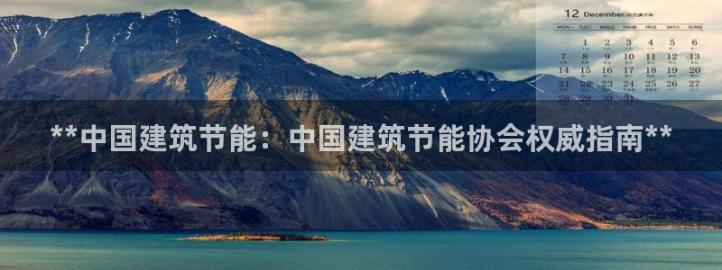 e尊国际网址：**中国建筑节能：中国建筑节能协会权威指南**