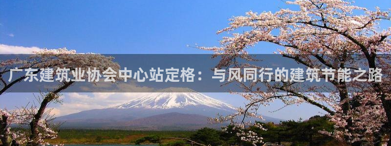 谁知道e尊国际的网址：广东建筑业协会中心站定格：与风同行的建筑节能之路