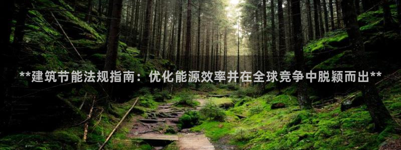 e尊国际地址：**建筑节能法规指南：优化能源效率并在全球竞争中脱颖而出**