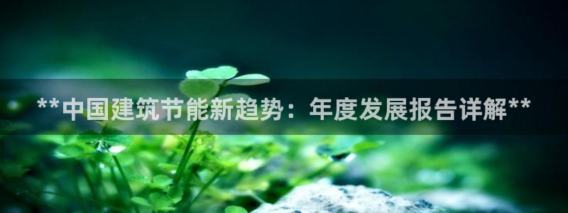 尊亿娱乐国际官网：**中国建筑节能新趋势：年度发展报告详解**