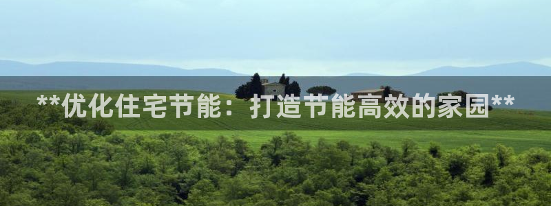 E尊国际：**优化住宅节能：打造节能高效的家园**