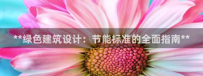 e尊国际娱乐官网地址：**绿色建筑设计：节能标准的全面指南**