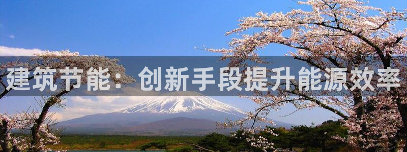 e尊国际网址：建筑节能：创新手段提升能源效率