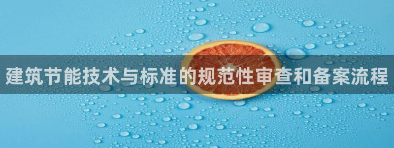 e尊国际官方网站：建筑节能技术与标准的规范性审查和备案流程