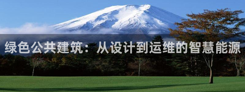 e尊电竞：绿色公共建筑：从设计到运维的智慧能源