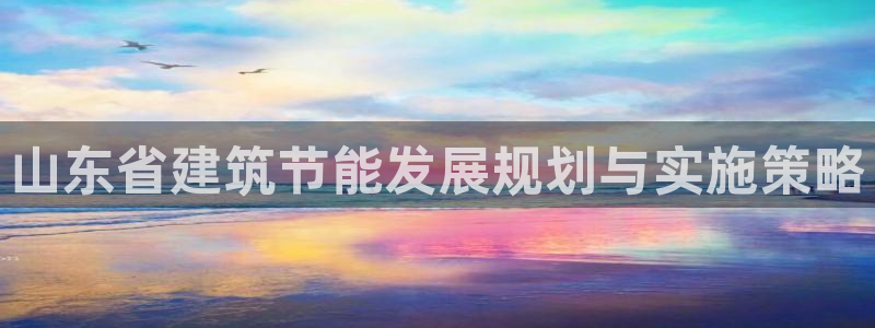 E尊国际网站：山东省建筑节能发展规划与实施策略
